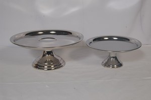 Fête d'anniversaire célébrant l'utilisation vaisselle supports à gâteaux vente chaude matériel en laiton forme ronde brillant gâteau serveur support - Product Image 6