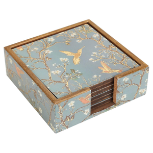 Posavasos de madera de alta calidad para bebidas, posavasos de regalo para el hogar, cocina, oficina, mesa de comedor, tazas de té, tazas de café, latas de cerveza, vasos de agua - Product Image 6