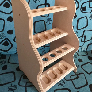 ชั้นวางไข่ทำจากไม้สำหรับตกแต่งห้องครัวที่ทันสมัยรูปทรงไม่ซ้ำใครและมีสไตล์สำหรับไข่ฟาร์มออร์แกนิก - Product Image 1