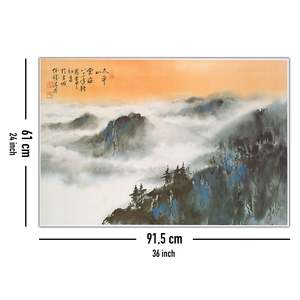 โปสเตอร์ภาพทิวทัศน์ภูเขาจีน เซห์ชิงเหมา สำหรับตกแต่งผนัง - Product Image 2