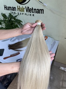 Extensions de cheveux humains Remy, cheveux humains européens, kératine européenne, Double épaisseur, 60 couleurs, vente en gros - Product Image 2