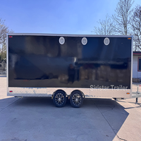 Support mobile commercial de chariot de hot-dog avec la nouvelle remorque de nourriture de friteuse de gril