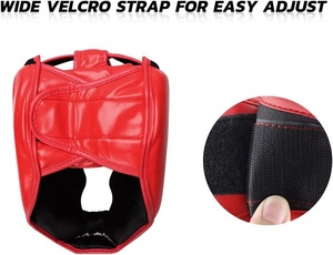 Meilleures ventes Ultime Boxe Couvre-chef PU Fabrication Protection du visage pour MMA Kickboxing Sparring Superior Head Guard - Product Image 2
