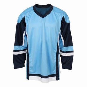Venta al por mayor nuevo diseño 100% poliéster gris negro hockey sobre hielo Jersey elegante adultos uniforme de Pakistán precio razonable OEM - Product Image 6