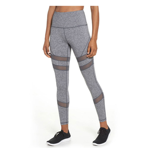Medias deportivas para mujer, pantalones de Yoga de cintura alta sin costuras, mallas de entrenamiento de compresión, gimnasio, Fitness, transpirables - Product Image 1