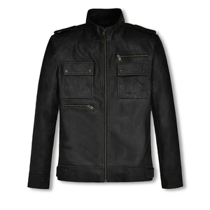 Chaqueta de Cuero para Hombre, Estilo Nuevo, Informal, para Motociclista, Chaqueta de Invierno, Nueva Moda, Fabricantes de Ropa Personalizada, Chaquetas de Cuero - Product Image 1