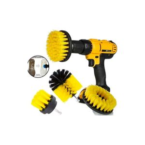 Juego de 3 piezas Mucit Home para limpieza con taladro para baño, bañera, cabina de ducha, ruedas y asientos de coche - Product Image 1
