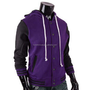 Vestes universitaires en laine tendance, manteau chaud de style lettreman, streetwear décontracté unisexe - Product Image 2