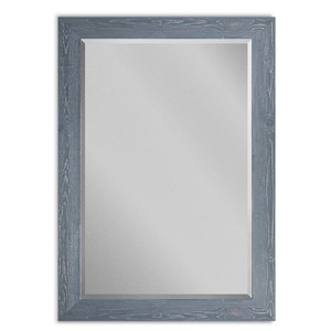 Espejo de Pared Cuadrado de Metal Dorado Rústico Estilo Art Deco, Marco de Hierro Envejecido, Espejo para Baño, Estilo Costero - Product Image 1