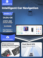 DUDUAUTO DUDU5 DUDU7 Pantalla QLED 2K de 12.3 Pulgadas A7870 con Cámara 360 Inalámbrica y Car Play para Kia, Toyota, VW, Hyundai, Estéreo para Auto