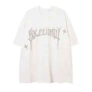 Camiseta de Manga Corta de Peso Pesado Personalizada al por Mayor, Confeccionada con Precisión con Pedrería de Alta Claridad - Product Image 5