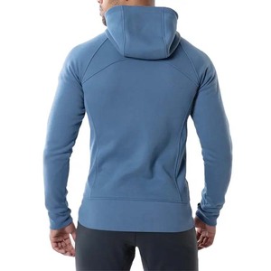 Men's Zipper <b>Hoodie</b> Sweatshirt Full Zip Jacket Comfortable Cotton Blend Perfect For Fall Winter Spring Layering And Outdoor Use - Product Image 2
