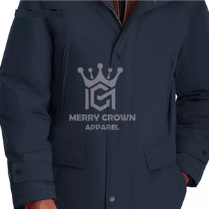 Wholesale Men's High Quality Winter <b>Parka</b> <b>Jacket</b> <b>Waterproof</b> Windproof Hooded Outerwear with Front Logo Customizable Colors - Product Image 6