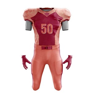 Uniformes de football à logo personnalisé Vêtements de football américain à séchage rapide et respirants - Product Image 1