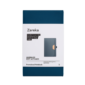 Blocco Note RPET Zarek, Quaderno Promozionale Sostenibile, Gadget - Product Image 3