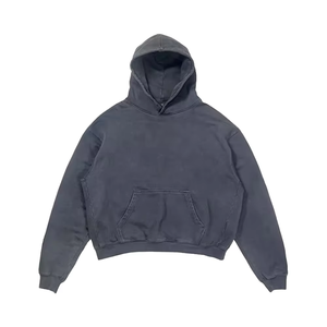ODM OEM High Quality Customized <b>Men's</b> Heavyweight Regular Fit Hoodie | Winter Streetwear <b>Pullover</b> Solid Pattern Digital Custom - Product Image 6