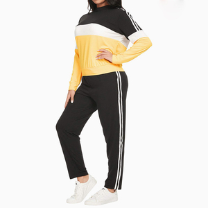 Chándales de alta calidad para mujer Sudaderas de color personalizadas Conjuntos de pantalones Jogger con logotipo personalizado - Product Image 2