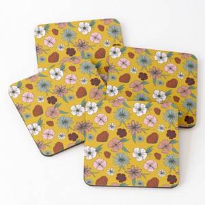 Made by Wood With Enamel Coaster High Quality Kitchenware Tabletop Wood Coaster Hot Selling Mats by Indian Coasters Exporter - Product Image 1