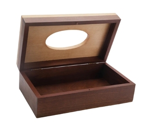 Caja de pañuelos de madera de árbol de la vida Sheesham y haya, caja de pañuelos Rectangular de madera, caja de pañuelos faciales decorativa para mesa - Product Image 3