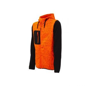 Sudadera con cremallera completa para exteriores, chaqueta de color naranja, color arcoíris y fluo - Product Image 3