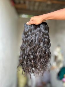 Cantidad a granel Mejor calidad Cabello humano dibujado 12-26 pulgadas Cabello Remy Colores naturales Patrones sin enredos Brillo de larga duración - Product Image 6