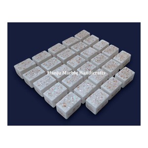 Customized Design Handmade Marble Inlaid <b>Box</b> With MOP Material Inlay Work For Home Decoration and Jewelry Gifts Item - Product Image 1