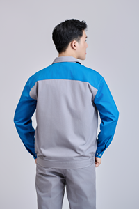 Conjunto de Ropa de Trabajo para Hombre FMF, Antiarrugas, Resistente a Desgarros, Lavable, Manga Larga, Color Azul Cielo Grisáceo, Cómodo, Transpirable, Tela TC - Product Image 4