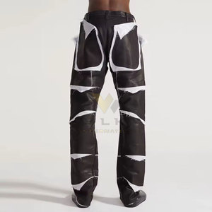 Pantalones de Cuero Suaves para Hombre con Corte Atlético Moderno, Alto Nivel de Comodidad, Gran Transpirabilidad, Diseño Flexible, Ideales para Moda Casual - Product Image 5