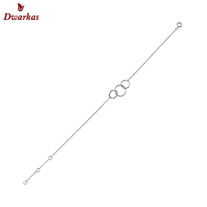 Three S925 Sterling <b>Silver</b> Circle <b>Bracelets</b> Classic Style Plain Jewelry for Gifts and Parties - Product Image 2
