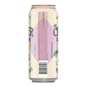 Cidra de Frutas Fermentada Ciber Blueberry Apple Sweet 5.5% 500ml Lata Enfriada - Product Image 2