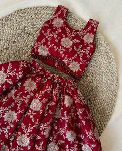 Fábrica de verano al por mayor Nuestra línea de ropa infantil de grado de exportación combina elegancia, durabilidad/Conjunto Salwar Kameez transpirable 2025 - Product Image 2