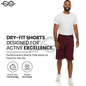 <b>Men's</b> Workout Gym <b>Shorts</b> Breathable Mesh Athletic Training <b>Shorts</b> For <b>Men</b> Pockets <b>Lightweight</b> Bodybuilding & Fitness Workout - Product Image 3