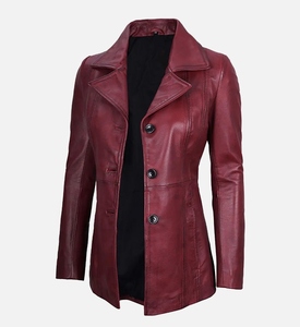 Chaquetas clásicas de cuero PU para mujer, soporte OEM/ODM, directo de fábrica, envío rápido, prendas de vestir exteriores de moda con estilo, MOQ bajo. - Product Image 4
