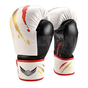 Vente à chaud Gants de boxe en cuir Gants de boxe professionnels Gants de boxe avec logo personnalisé - Product Image 3