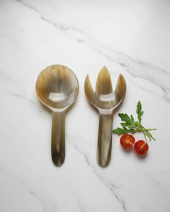 Cuillère en corne naturelle, artisanale, en corne de buffle, cuillère de cuisine et de service, vaisselle écologique pour un usage quotidien - Product Image 2