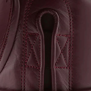 Gants professionnels de MMA et de boxe Logo personnalisé Gants d'entraînement en cuir PU Crochet Boucle Sparring Logo Gants en cuir pour arts martiaux - Product Image 6