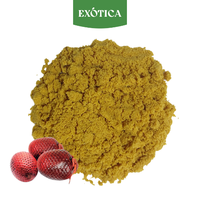 Puur gevriesdroogd Aguaje poeder, voedingskwaliteit, antioxidantrijk, verrijkt met anthocyanen, wild uit Peru, HACCP gecertificeerd, fijn poeder in zak.