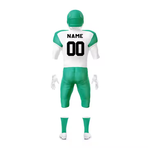 Uniforme de maillot de football américain de qualité supérieure meilleur design attirail de jeunesse sergé impression par sublimation uniforme de football américain - Product Image 3