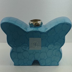Urne funéraire décorative en aluminium pour cendres humaines - Papillon vert adulte - 3 litres - Product Image 2