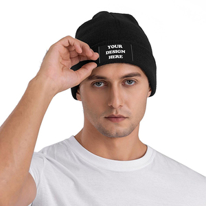 Winter Sell Y2k Fashion Streetwear Beanies Designer Running <b>Silk</b> <b>Lined</b> Custom Woven Label for Beanie Cap - Product Image 6