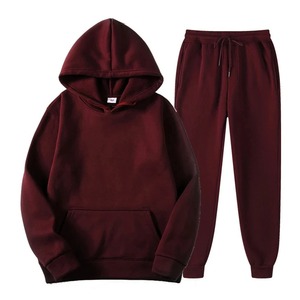 Vente en gros 100% survêtement en coton pour hommes logo personnalisé style solide nouveauté réglable et pour les vêtements de sport d'hiver - Product Image 1