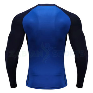 Camisas de compresión de fitness sin costuras de secado rápido de alta calidad para hombre, pantalones cortos deportivos de verano de poliéster Spandex con estampado personalizado de talla grande - Product Image 6
