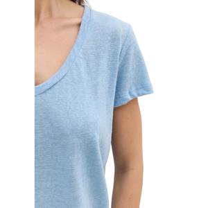 Camiseta de Cuello Redondo Regular para Mujer, Estilo Casual, 100% Algodón, Transpirable y Ligera, Tallas XS y XXS, Manga Larga, para Verano - Product Image 3