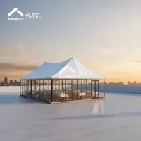 Restaurante Moderno Prefabricado en Contenedor |   Edificio Modular de Acero para Comedores al Aire Libre en Parques de Comida