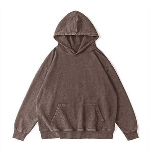 Hombres Oversize Drop Shoulder Streetwear Basics Heavy Weight Acid Wash Sudaderas con capucha hechas a medida Heavy Weight Acid Wash Sudaderas con capucha para hombres - Product Image 3