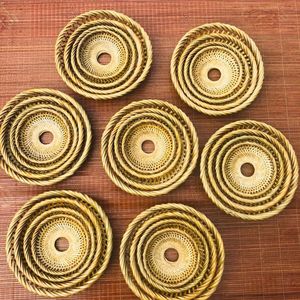 Salvamanteles de bambú tejido duradero, producto ecológico de alta calidad, diseño tejido tradicional, ligero y duradero - Product Image 5