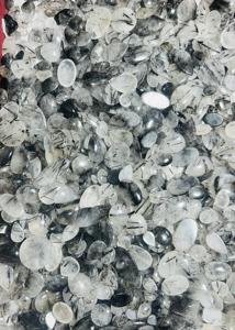 2025คุณภาพสูงธรรมชาติสีดำ rutile ควอตซ์คริสตัลเกรด AAA รูปร่างผสมที่กำหนดเองหลวมสำหรับการทำเครื่องประดับราคาโรงงาน - Product Image 2