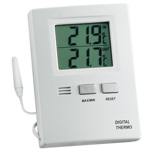 Termómetro Doméstico TFA, Mide Temperaturas Exteriores de -50 a 70 °C e Interiores de -10 a 60 °C, Plástico, Dimensiones: H85 x L60 x P15 mm - Product Image 1