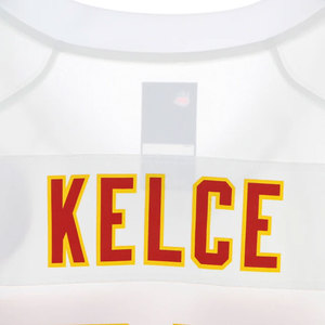 Vente en gros Streetwear personnalisé complet Maillot de football américain blanc haute qualité Sublimation Mesh Boxy Maillots respirants - Product Image 4