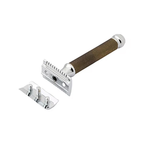 Hot Sale Private Label Model Double Edge Blade Brass Metal Long Handle <b>Razor</b> for <b>Men</b> - Product Image 4